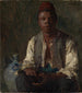 Study of a Black Man - Otto Gräber — artwork view