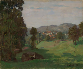 Landscape Painting near Sasbachwalden - Otto Graf — artwork view