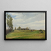 A paddock of Bornholm - Otto Haslund — framed artwork on a wall