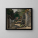 View of Gudhjem - Otto Haslund — framed artwork on a wall