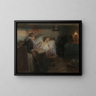 The Death Is Near - Otto Heichert — framed artwork on a wall