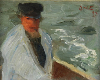 Fischer Asmus au gouvernail - Otto Heinrich Engel — artwork view