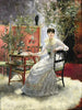Portrait of a Young Woman - Otto Hierl-Deronco — artwork view