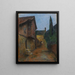 Rue de Visby - Otto Holmström — framed artwork on a wall