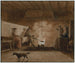Family around the fireplace - Otto Hoven — artwork view