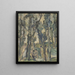 Stream forest with bathers - Otto Kopp — framed artwork on a wall