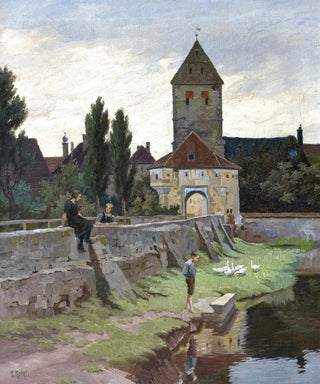 Otto Kubel - Das Rothenburger Tor in Dinkelsbhl.webp