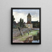 The Rothenburg Gate in Dinkelsbühl - Otto Kubel — framed artwork on a wall