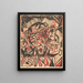 The mockery of Christ - Otto Lange — framed artwork on a wall