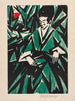 Woman in Green - Otto Lange — artwork view