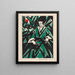 Woman in Green - Otto Lange — framed artwork on a wall