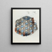 Study for stained glass paintings - Otto Meyer-Amden — framed artwork on a wall