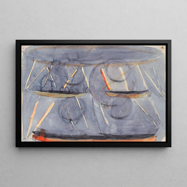 Study for Preparation - Otto Meyer-Amden — framed artwork on a wall