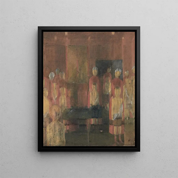 Vaccination - Otto Meyer-Amden — framed artwork on a wall