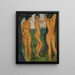Three Acts - Otto Mueller — framed artwork on a wall