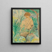 Girl sitting in the grass - Otto Mueller — framed artwork on a wall