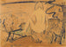 Nude sitting from behind by the water - Otto Mueller — artwork view