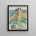 Two Bathers - Otto Mueller — framed artwork on a wall
