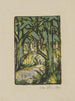 Forest Landscape Painting - Otto Mueller — artwork view