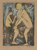 Two girls with a hand mirror I - Otto Mueller — artwork view