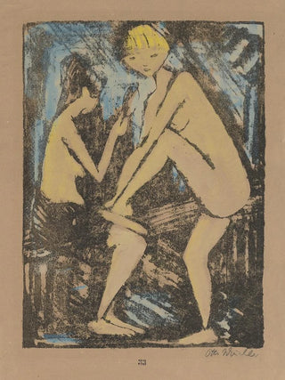 Otto Mueller - Zwei Mdchen mit Handspiegel I.webp