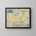 Two Nude Girls, Two Sitting Nudes - Otto Mueller — framed artwork on a wall