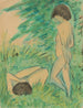 Two female nudes in the forest - Otto Mueller — artwork view