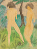 Two female nudes in a landscape - Otto Mueller — artwork view