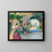 Peaceful Time Painting - Otto Nowak — framed artwork on a wall