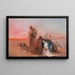 Repos dans le désert - Otto Pilny — framed artwork on a wall