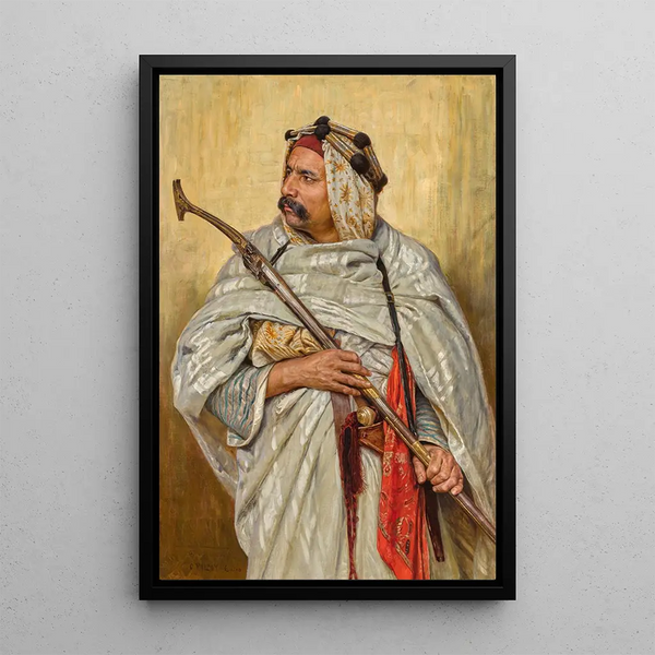 The Sheikh - Otto Pilny — framed artwork on a wall