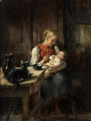 Otto Piltz - Geschwisterliebe.webp