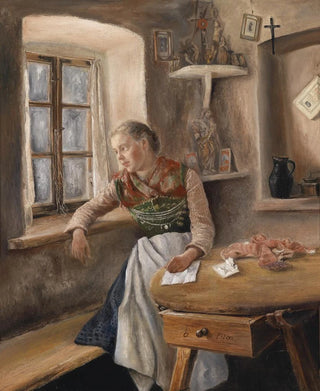 Otto Piltz - Mdchen am Fenster.webp