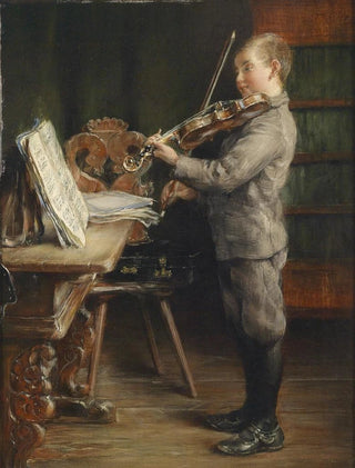 Otto Piltz - Violine spielender Knabe.webp