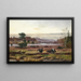 Parade nuptiale du tétras lyre dans les contreforts alpins - Otto Recknagel — framed artwork on a wall