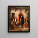 The Schoolmaster - Otto Rethel — framed artwork on a wall