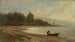 Landscape Painting of Mjøsa - Otto Sinding — artwork view