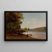 The First Fish - Otto Sommer — framed artwork on a wall
