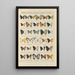 Exotic butterflies painting Pl095 - Otto Staudinger — framed artwork on a wall