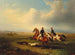 Hunting Hare Painting - Otto Stotz — artwork view