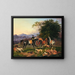 The Hunt - Otto Stotz — framed artwork on a wall