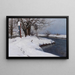 Winter Day at Dachau - Otto Strützel — framed artwork on a wall