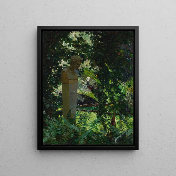 Faune - Otto Strützel — framed artwork on a wall