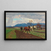 Peasant painting working - Otto Strützel — framed artwork on a wall