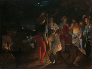 The Batavians besiege the regiments of the Roman army at Vetera - Otto van Veen — artwork view
