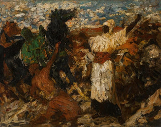 Returning the Horses - Otto von Faber du Faur — artwork view