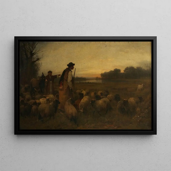 La Proximité du loup - Otto von Thoren — framed artwork on a wall