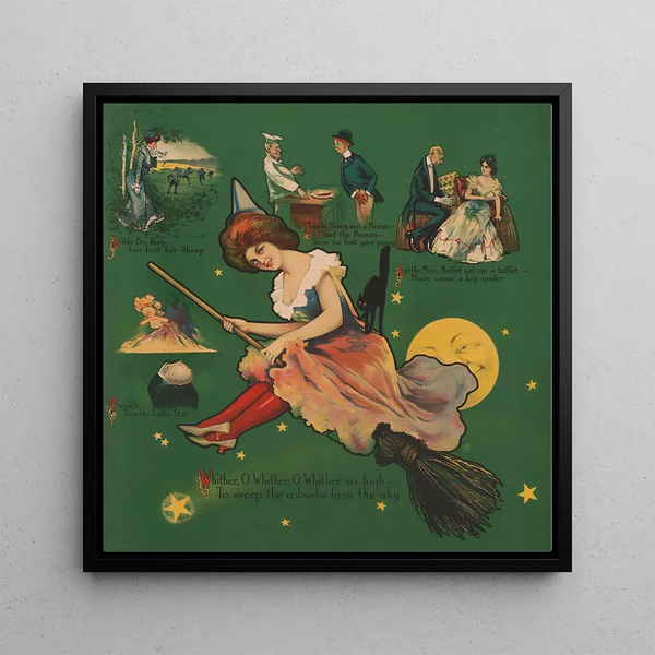 Where, oh where, oh where so high to sweep the cobwebs from the sky - Campbell Metzger Jacobson — wall display of the artwork