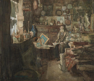 a second-hand shop in Paris - Owen Merton — artwork view