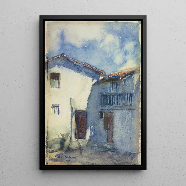 Fontarabie - Owen Merton — framed artwork on a wall